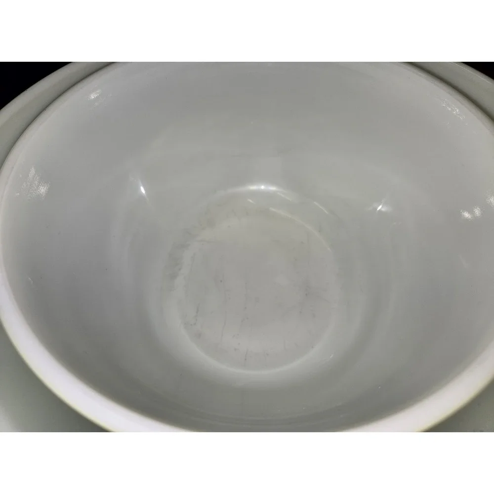 Vintage Pyrex Spring Blossom Crazy Daisy Green Mixing Bowls 401 402 403